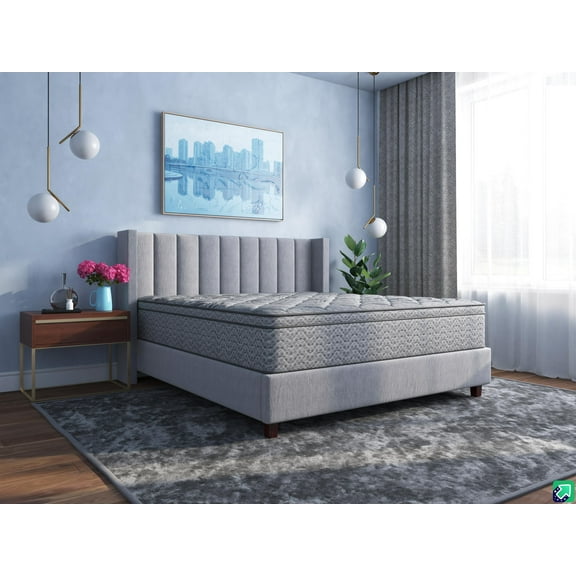 Columbus 12" Medium Firm Hybrid Copper Infused Cool Knit King Mattress - USA Made Mattress