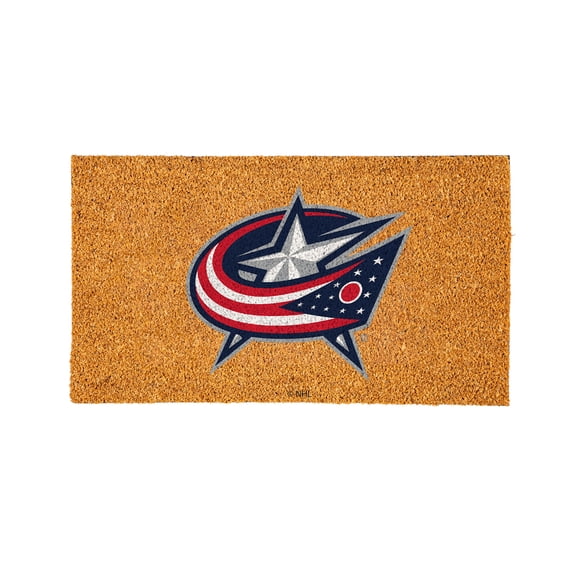 Columbus Blue Jackets 28" x 16" Logo Turf Mat