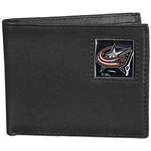 Columbus Blue Jackets Official NHL Leather Billfold Wallet by Siskiyou
