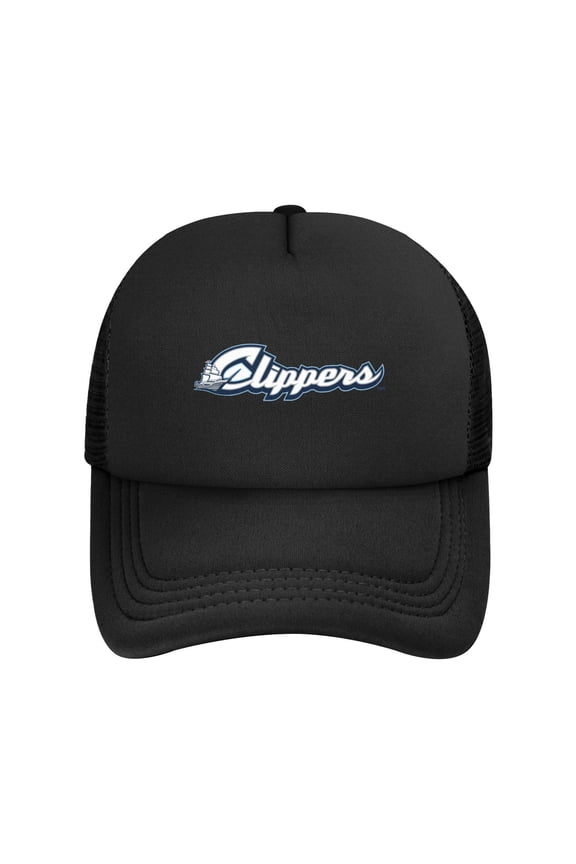 Columbus Clippers Solid Color Lightweight Adult Mesh Baseball Cap