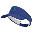 thumbnail image 1 of Columbus Day Cross Embroidered Brushed Cotton Sun visor - Royal OSFM, 1 of 5
