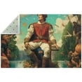 thumbnail image 1 of Columbus Day Polyester Right-Angle Floor Mat for Comfort and Style - Durable Mat for Home and Office Use, 1 of 6