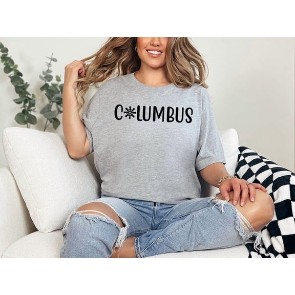 Columbus Day Usa Celebration Graphic T-Shirt Size S-5XL