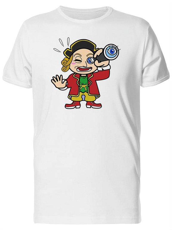 Columbus Discovery Cartoon T-Shirt Men -Image by Shutterstock, Male Medium