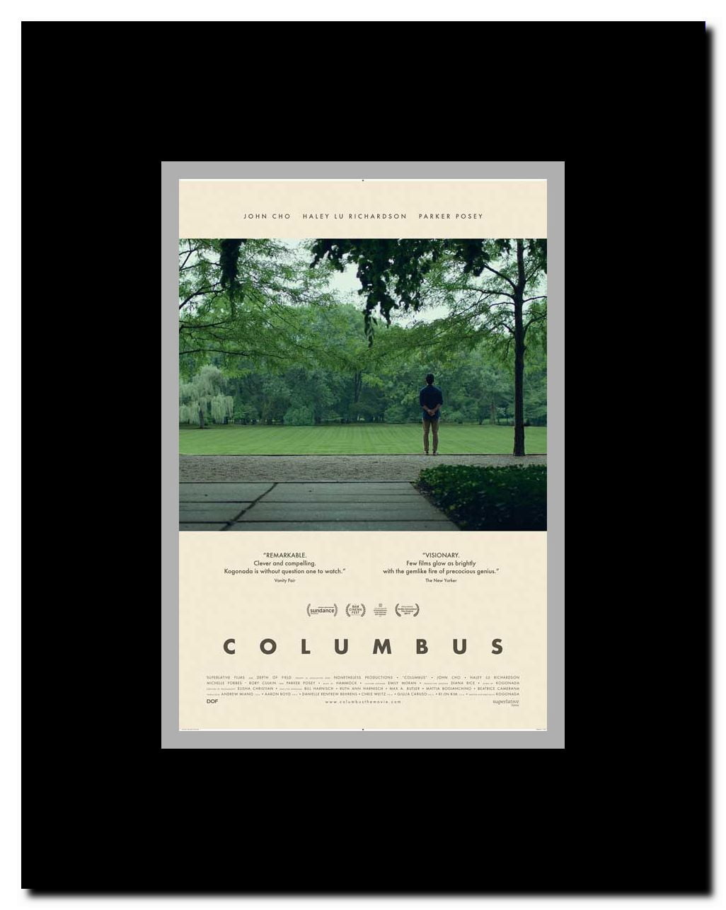 Columbus Framed Movie Poster