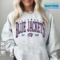 thumbnail image 1 of Columbus Hockey Sweatshirt, Vintage Blue Jackets Hockey Shirt, Gift for Fan, 1 of 5
