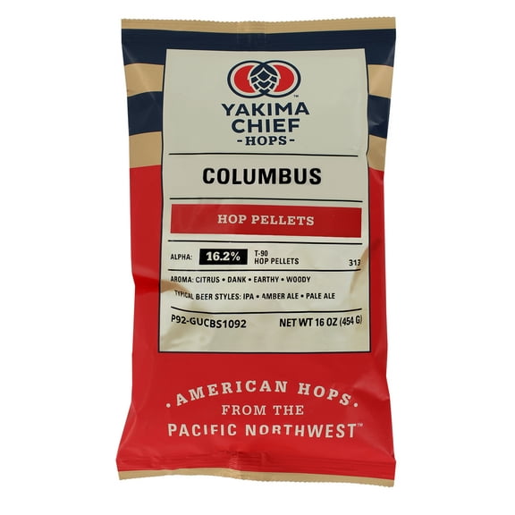 Columbus Hop Pellets 1 Lb. (16 Ounces)