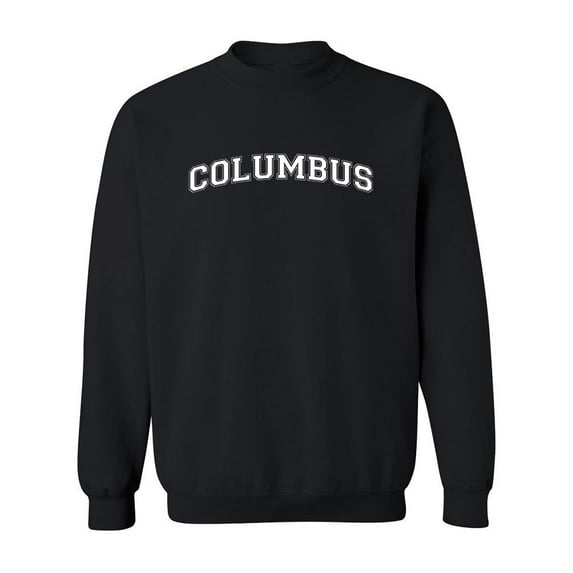 Columbus. Men Sweatshirt, Male 4X-Large