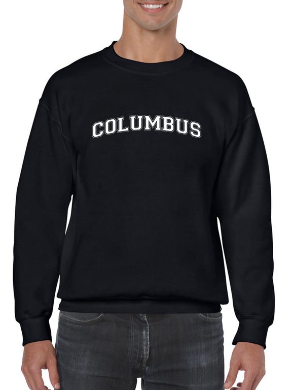 Columbus. Men Sweatshirt, Male Large