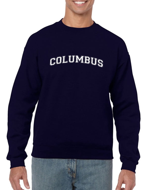 Columbus. Men Sweatshirt, Male Medium