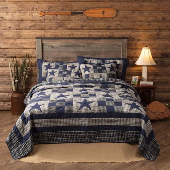 Columbus Ninepatch King Sham 21x37