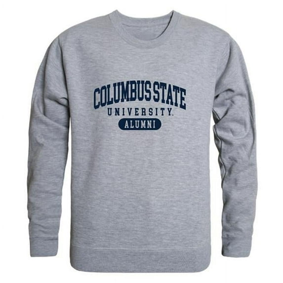 Columbus State University Cougars Alumni Fleece Sweatshirt, Heather Grey - Small