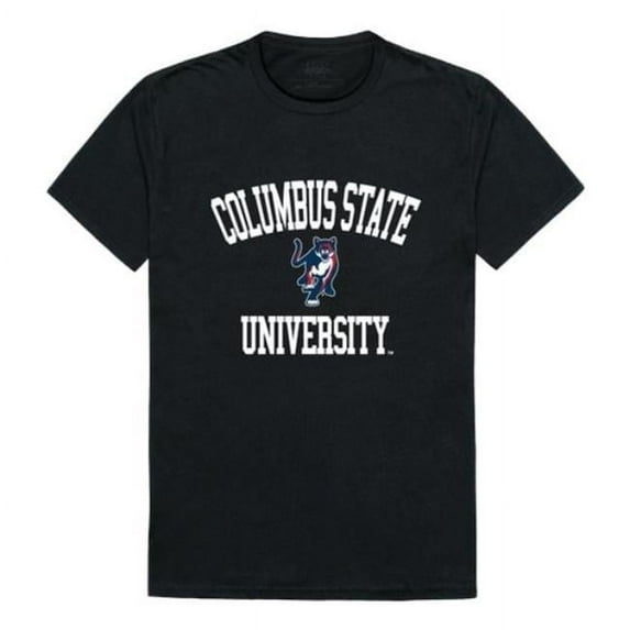 Columbus State University Cougars Arch T-Shirt, Black - Medium