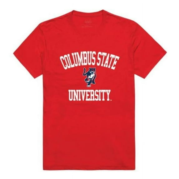 Columbus State University Cougars Arch T-Shirt, Red - Medium