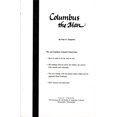 Columbus, the Man Chapman, Paul H.