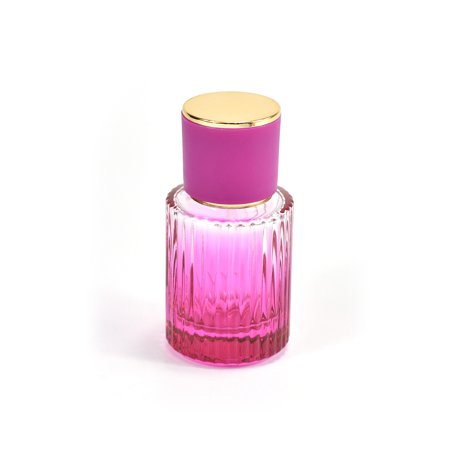 Column Glass Spray Bottle for Essential Oils Perfume Fuchsia 4.1x8.5cm Capacity: 30ml(1.01fl. oz)