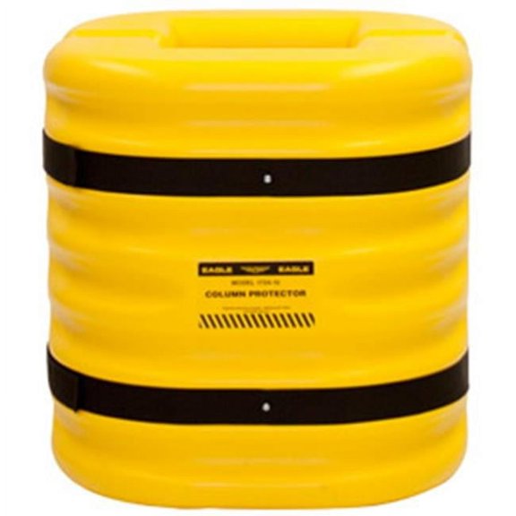 Column Protector, 8 in. Column Opening, 24 in. High - Yellow