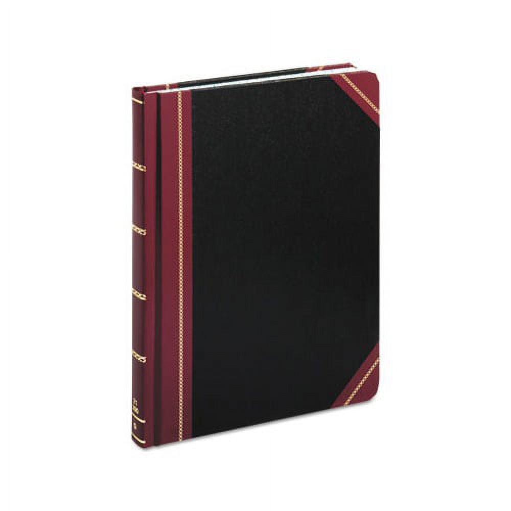 Columnar Accounting Book Record Rule, Black Cover, 300 Pages, 8 1/8 x