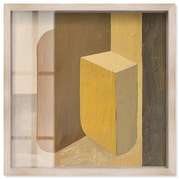 Columnar Forms I Shadowbox Print Boho Abstract Art by Art Remedy ...
