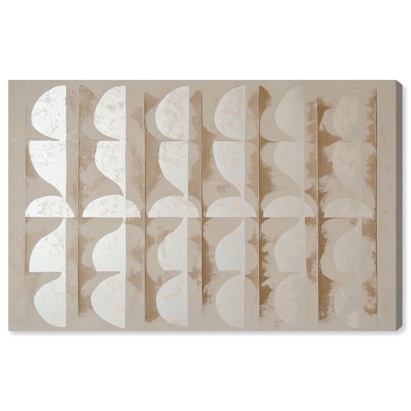 Columnar Shapes I Canvas Modern Abstracts by Art Remedy, Gallery Wrapped, 24 x 16