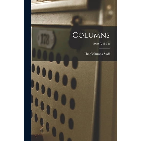 Columns; 1959 (vol. 35), (Paperback)