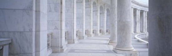 Columns of a government building Arlington Arlington County Virginia USA Canvas Art - Panoramic Images (36 x 12)