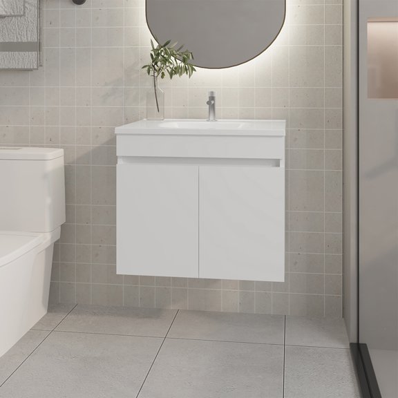 Colville Vanity Sink, White, Bathroom