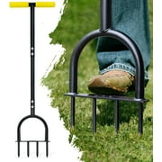Colwelt 3.5 Manual Lawn Aerator with Non-Slip T-Handle