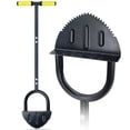 thumbnail image 1 of Colwelt Saw-Tooth Manual Edger,Half Moon Lawn Edger with T-Grip (38in), 1 of 10