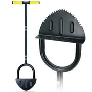 Colwelt Saw-Tooth Manual Edger,Half Moon Lawn Edger with T-Grip 38in