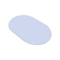 thumbnail image 1 of COM1950s 16X24 Inch Quick Dry Bath Mat Nonslip Grey Bathroom Rugs Super Absorbent Bath Rug Machine Washable Shower Mat Solid Oval Floor Mats Carpet for Bathroom Kitchen Bathtub (Blue), 1 of 8