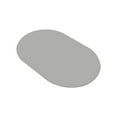 thumbnail image 1 of COM1950s 16X24 Inch Quick Dry Bath Mat Nonslip Grey Bathroom Rugs Super Absorbent Bath Rug Machine Washable Shower Mat Solid Oval Floor Mats Carpet for Bathroom Kitchen Bathtub (Gray), 1 of 8