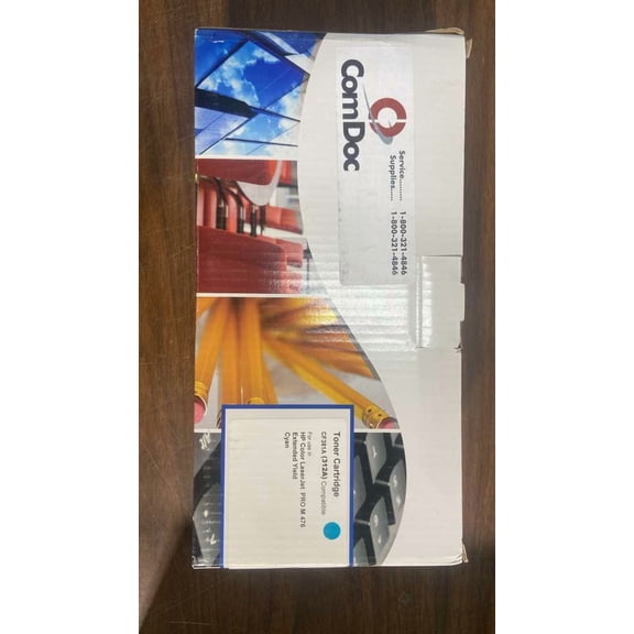ComDoc  Toner  Cartridge CE381A (312A) Compatible for use in: HP Color LaserJet pro M476 Extended Yield Cyan