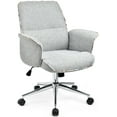 ComHoma Ergonomic Executive Adjustable MidBack Home Office Chair, Gray