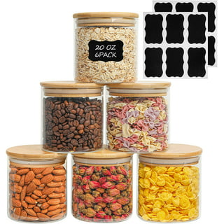 https://i5.walmartimages.com/seo/ComSaf-20oz-Glass-Food-Storage-Jar-with-Airtight-Bamboo-Lid-Clear-Food-Storage-Container-for-Kitchen-Pantry-Organization-Set-of-6_55dd911f-6b17-44b0-933b-8fd6269bb8d5.d61f80a96a6c82f775373bc3da577602.jpeg?odnHeight=320&odnWidth=320&odnBg=FFFFFF