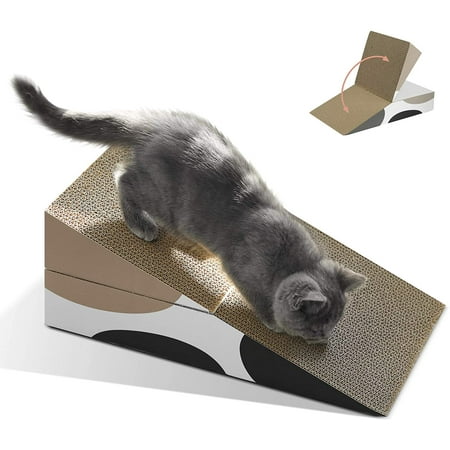 ComSaf Cat Scratcher Cardboard, Foldable Scratching Pad for Indoor Cats