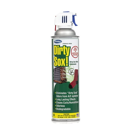 ComStar Dirty SOX Odor Eliminator Aerosol with Trigger Spray, 14 oz., White