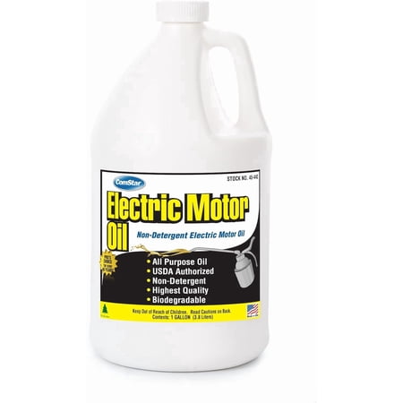 ComStar Electric Motor Oil,1 Gallon, Non-Detergent, Premium Lubrication for Electric Motors, Oil Burners Compressors, Circulators Refrigeration Systems, Boosts Performance, Extends Motor Life (45-440