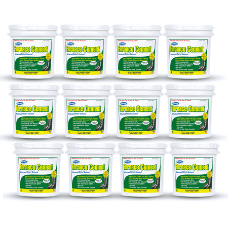 ComStar Furnace Cement 1 qt RTU Refractory & Retort, 3000F High Temp 12PC