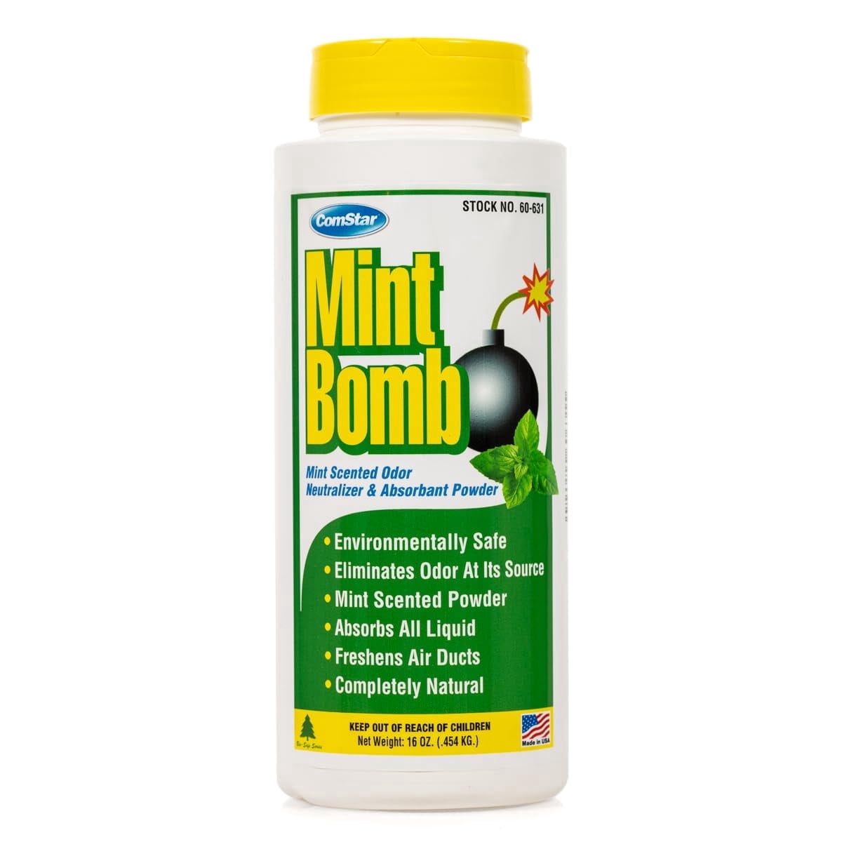 Office Powder ComStar Mint Bomb Powder, 1 Pounds, Absorbent Odor Neutralizer, Fast ...
