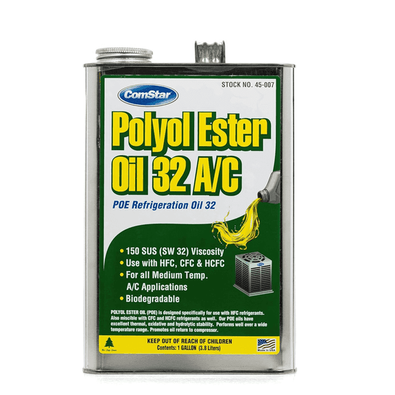 ComStar Polyol Ester Oil 32/150 SUS 1 gal POE for AC & Refrigeration System
