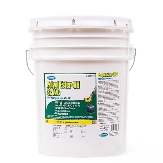 ComStar Polyol Ester Oil 32/150 SUS 5 gal POE for AC & Refrigeration System