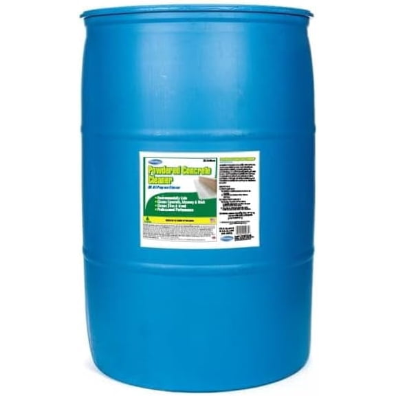 ComStar Powdered Concrete Cleaner, Heavy Duty All-Purpose Cleaning Solution for Masonry, Brick, Tile, Grout & Tire Rims, Ultra-Concentrated, Safe & Eco-Friendly, 55 Gallons (05-073)