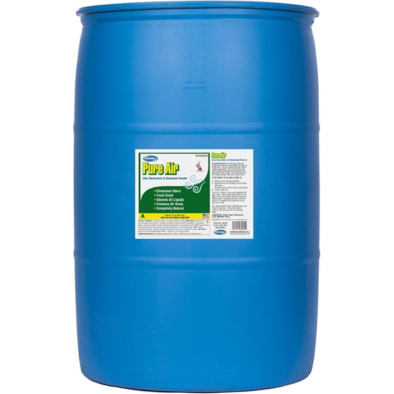 ComStar Pure Air Liquid, Odor Neutralizer, Fast-Acting, Long-Lasting Scent, Eliminates Unwanted Odors from HVACR Systems, Freshens Air in Homes, Offices & Vehicles, 55 Gallon (60-229)