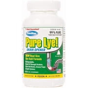 ComStar Pure Lye 1 lb - Unique Sodium Hydroxide Beads | Drain Opener & Soap Making | Biodegradable, Eco-Friendly (30-500)