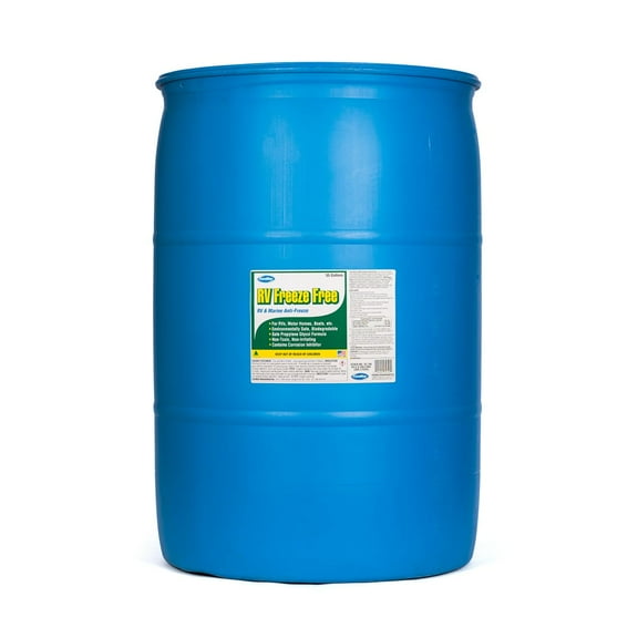 ComStar RV & Marine Anti-Freeze, Non-Toxic Propylene Glycol Formula, Protects Plumbing & Seals, Corrosion Inhibitor, Ready-To-Use, Ideal for RVs, Boats, Motorhomes & More, 55 Gallon (35-746)
