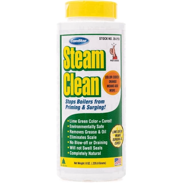 ComStar Steam Clean 8 oz Boiler Water Treatment & Rust Inhibitor ...