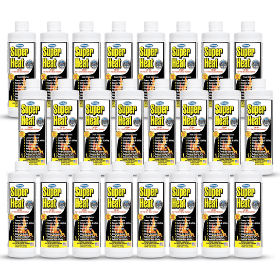 ComStar Super Heat, 16 Ounces, 8-in-1 Heating Oil System Treatment, Controls Waxing & Jelling, Melts Ice, Lowers Pour Point, Dissolves Sludge, Reduces Soot, Rust, Water, Cleans Part (Pack of 24)