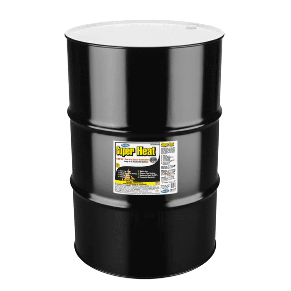 ComStar Super Heat, 55 Gallon, 8-in-1 Heating Oil System Treatment, Controls Waxing & Jelling, Melts Ice, Lowers Pour Point, Dissolves Sludge, Reduces Soot, Rust, Water, Cleans Part (60-160)