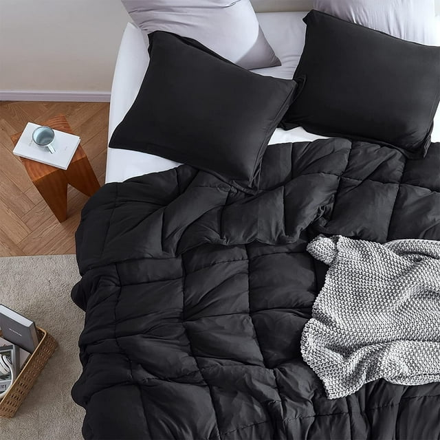 Coma Inducer Better Than Butter - ® Oversized Comforter Set - Black Oversized King